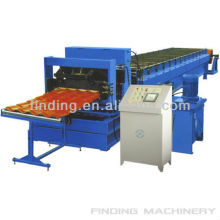 steel glazed roofing tile forming machine